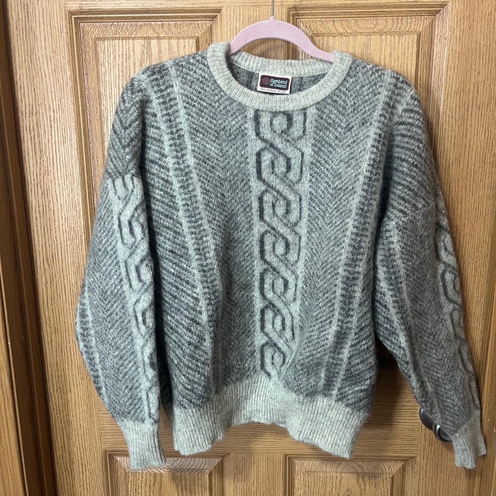 Sam and of Iceland Vintage Icelandic Iceland Wool Sweater Size L